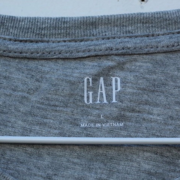 Gap Logo Tee Shirt Short Sleeve Pull Over Crew Neck - Picture 2 of 6
